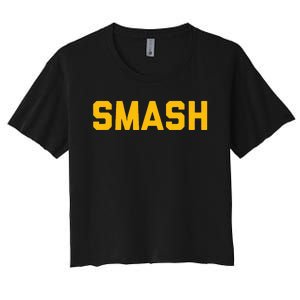 Smash Nashville Gold Smashville Women's Crop Top Tee