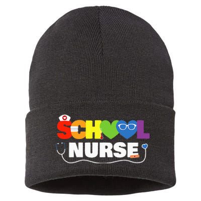 School Nurse Gift Registered Nurse Back To School Nursing Sustainable Knit Beanie