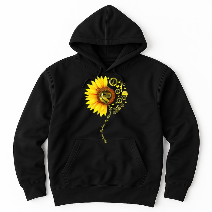 Sunflower National Guard Mom National Guard Graduation Mom Hoodie