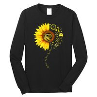 Sunflower National Guard Mom National Guard Graduation Mom Long Sleeve Shirt