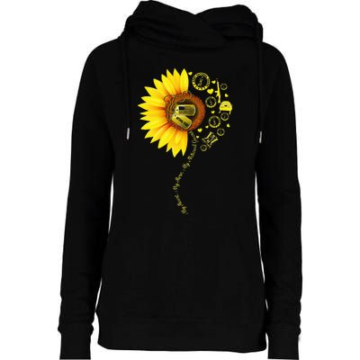 Sunflower National Guard Mom National Guard Graduation Mom Womens Funnel Neck Pullover Hood