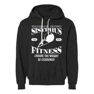 Sisyphus Ness Greek Mythology Workout S Garment-Dyed Fleece Hoodie