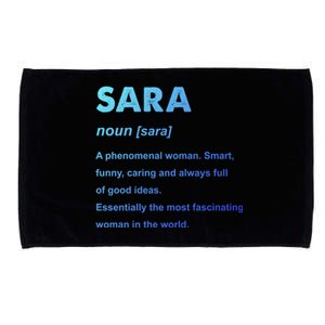 Sara Name Gift Microfiber Hand Towel