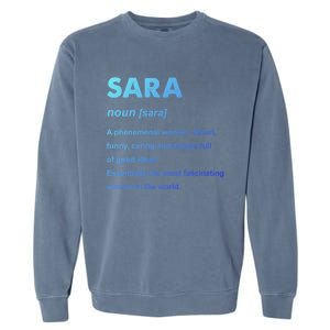 Sara Name Gift Garment-Dyed Sweatshirt