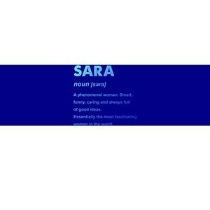 Sara Name Gift Bumper Sticker