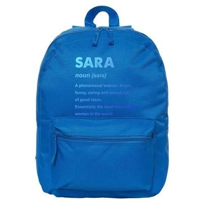 Sara Name Gift 16 in Basic Backpack