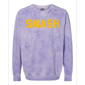 Smash Nashville Gold Smashville Colorblast Crewneck Sweatshirt