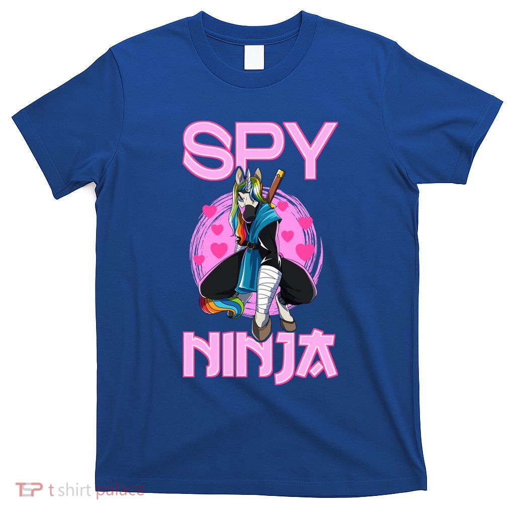 Spy Ninja Gamer Unicorn Gaming Ninjas Warrior Game Samurai Funny Gift T-Shirt