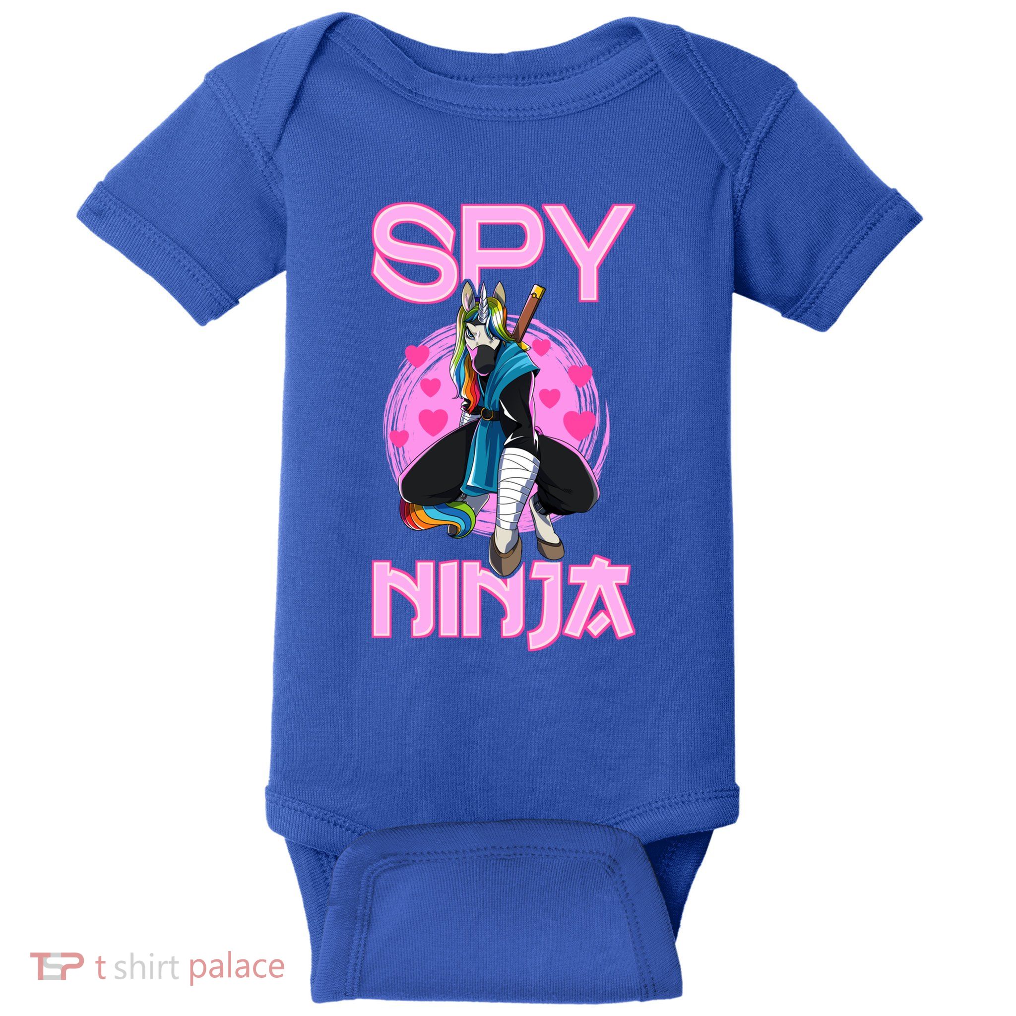 Spy Ninja Gamer Unicorn Gaming Ninjas Warrior Game Samurai Funny Gift Baby Bodysuit