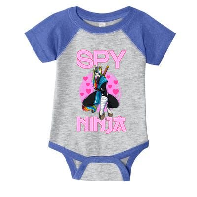Spy Ninja Gamer Unicorn Gaming Ninjas Warrior Game Samurai Funny Gift Infant Baby Jersey Bodysuit