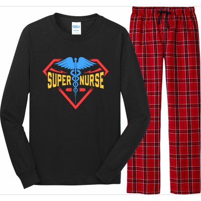 Super Nurse Gift Nurse Cute Gift Long Sleeve Pajama Set