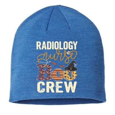 Scary Nurse Halloween Ghost Spider Radiology Nurse Boo Crew Cool Gift Sustainable Beanie