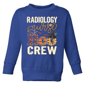 Scary Nurse Halloween Ghost Spider Radiology Nurse Boo Crew Cool Gift Toddler Sweatshirt