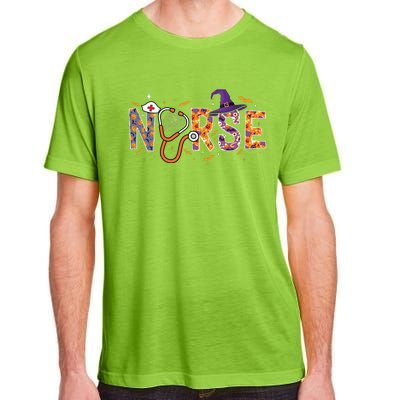 Spooky Nurse Halloween Graphic Adult ChromaSoft Performance T-Shirt