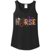 Spooky Nurse Halloween Graphic Ladies Essential Tank