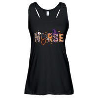 Spooky Nurse Halloween Graphic Ladies Essential Flowy Tank