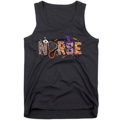 Spooky Nurse Halloween Graphic Tank Top