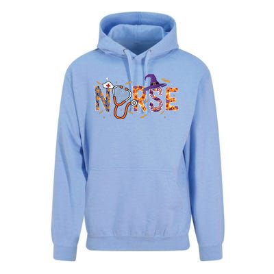 Spooky Nurse Halloween Graphic Unisex Surf Hoodie