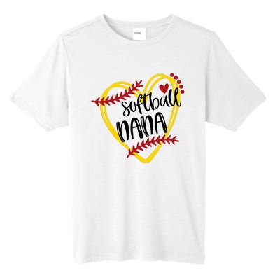 Softball Nana Heart Tall Fusion ChromaSoft Performance T-Shirt