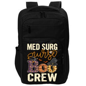 Scary Nurse Halloween Ghost Spider Med Surg Nurse Boo Crew Great Gift Impact Tech Backpack