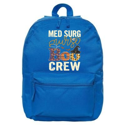 Scary Nurse Halloween Ghost Spider Med Surg Nurse Boo Crew Great Gift 16 in Basic Backpack