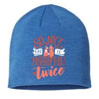 So Nice Had To Marry Him Twice Wedding Renewal Ceremony Gift Sustainable Beanie