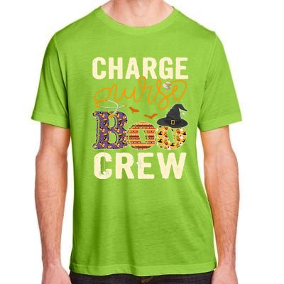 Scary Nurse Halloween Ghost Spider Charge Nurse Boo Crew Gift Adult ChromaSoft Performance T-Shirt