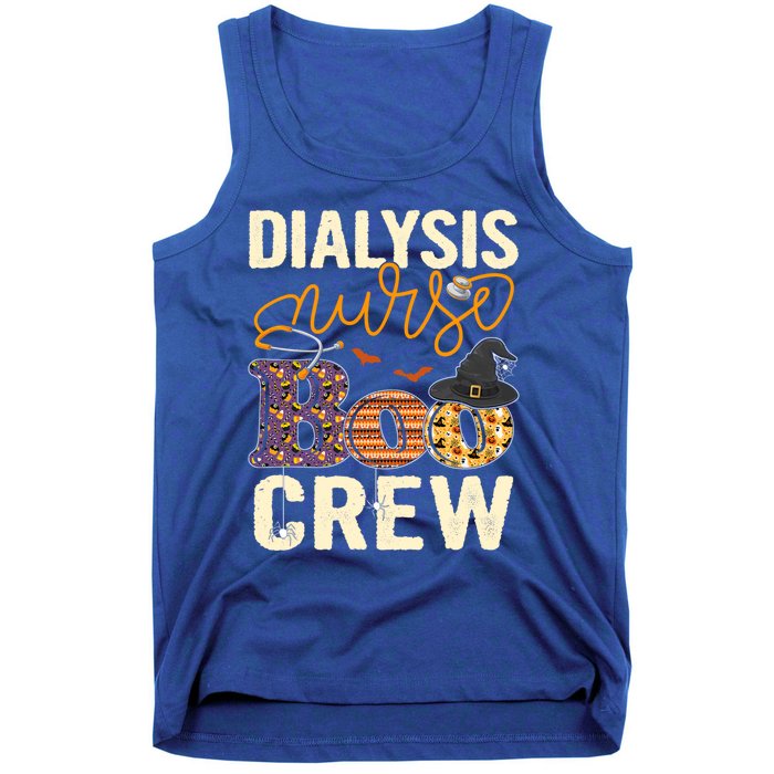 Scary Nurse Halloween Ghost Spider Dialysis Nurse Boo Crew Great Gift Tank Top