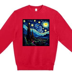 Spooky Night Halloween Premium Crewneck Sweatshirt