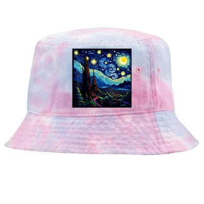 Spooky Night Halloween Tie-Dyed Bucket Hat