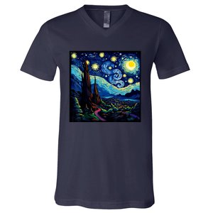 Spooky Night Halloween V-Neck T-Shirt