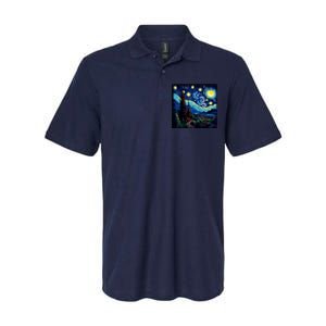 Spooky Night Halloween Softstyle Adult Sport Polo