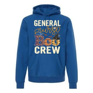 Scary Nurse Halloween Ghost Spider General Nurse Boo Crew Gift Premium Hoodie