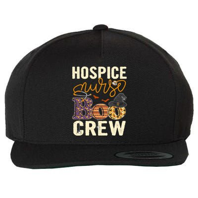 Scary Nurse Halloween Ghost Spider Hospice Nurse Boo Crew Great Gift Wool Snapback Cap