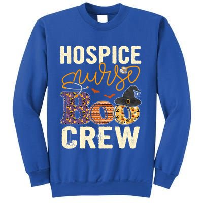 Scary Nurse Halloween Ghost Spider Hospice Nurse Boo Crew Great Gift Sweatshirt