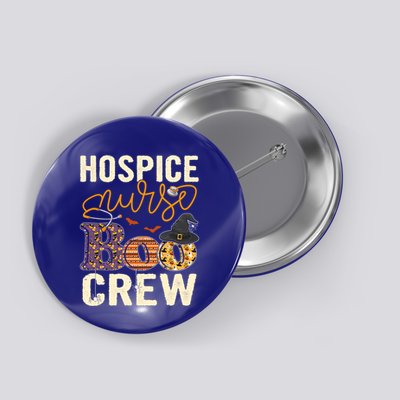 Scary Nurse Halloween Ghost Spider Hospice Nurse Boo Crew Great Gift Button