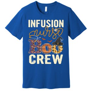 Scary Nurse Halloween Ghost Spider Infusion Nurse Boo Crew Gift Premium T-Shirt