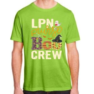 Scary Nurse Halloween Ghost Spider Lpn Nurse Boo Crew Funny Gift Adult ChromaSoft Performance T-Shirt