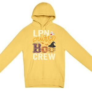 Scary Nurse Halloween Ghost Spider Lpn Nurse Boo Crew Funny Gift Premium Pullover Hoodie