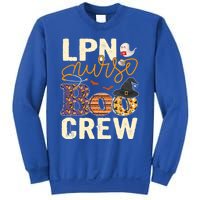 Scary Nurse Halloween Ghost Spider Lpn Nurse Boo Crew Funny Gift Sweatshirt