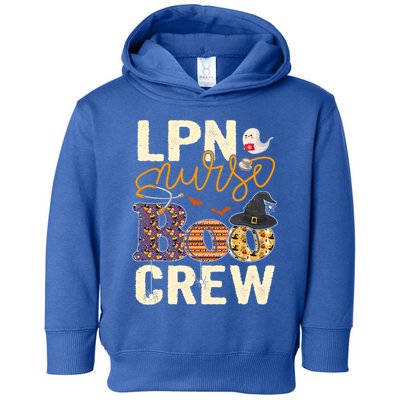 Scary Nurse Halloween Ghost Spider Lpn Nurse Boo Crew Funny Gift Toddler Hoodie