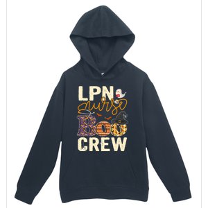 Scary Nurse Halloween Ghost Spider Lpn Nurse Boo Crew Funny Gift Urban Pullover Hoodie