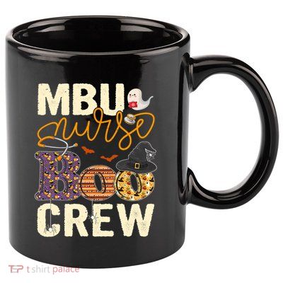Scary Nurse Halloween Ghost Spider Mbu Nurse Boo Crew Meaningful Gift 11oz C Handle Ceramic Mug