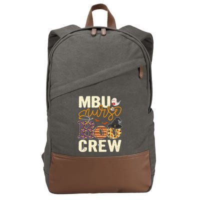 Scary Nurse Halloween Ghost Spider Mbu Nurse Boo Crew Meaningful Gift Cotton Canvas Backpack