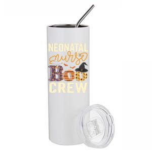 Scary Nurse Halloween Ghost Spider Neonatal Nurse Boo Crew Gift Stainless Steel Tumbler