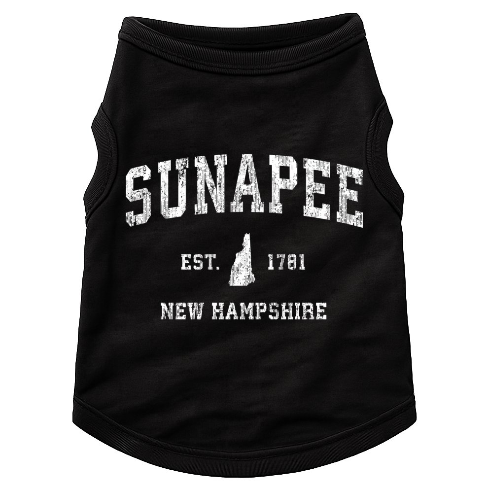Sunapee New Hampshire Nh Vintage Established Athletic Sports Design Doggie Tank