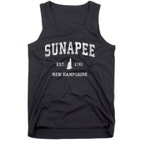 Sunapee New Hampshire Nh Vintage Established Athletic Sports Design Tank Top