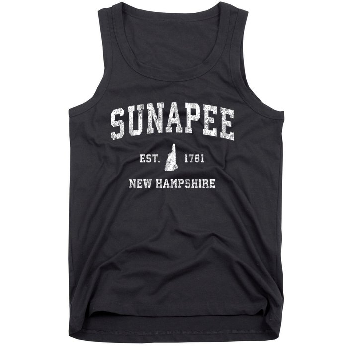 Sunapee New Hampshire Nh Vintage Established Athletic Sports Design Tank Top