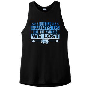 Spearfishing Nothing Haunts Us Dive Fish Hunting Harpoon Gift Ladies PosiCharge Tri-Blend Wicking Tank