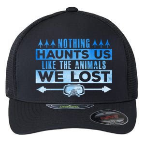 Spearfishing Nothing Haunts Us Dive Fish Hunting Harpoon Gift Flexfit Unipanel Trucker Cap